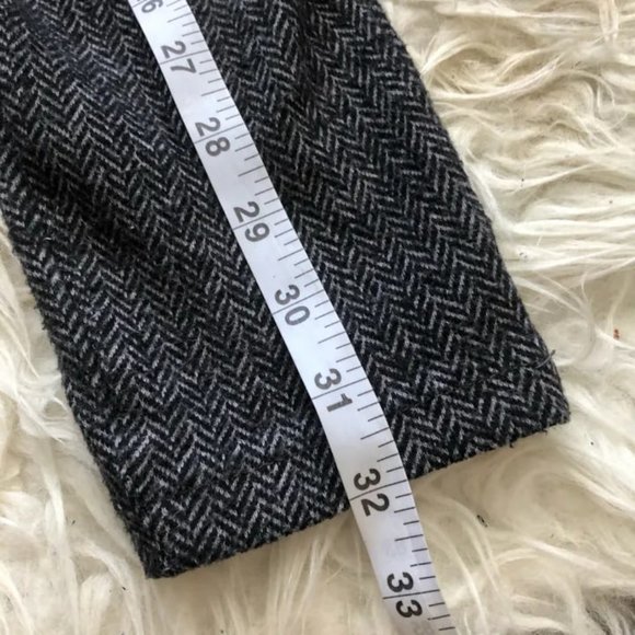 Tweed Ankle Crop Slim Pants - Picture 9 of 9